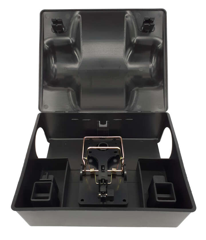 Dr. Stähler Garten-Apotheke Rattenköder-Depot mit Schlagfalle